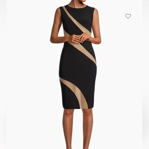 Norma Kamali Snake Mesh-Panel Dress